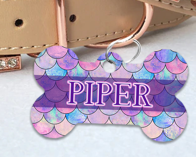 Pet ID Tag | Shimmering Mermaid